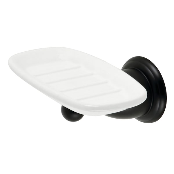 WallMount Soap Dish Holder, Matte Black